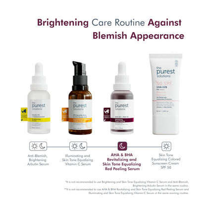 Set de cuidado de la piel para piel seca de The Purest Solutions: Sérum exfoliante AHA BHA y sérum hidratante de ácido hialurónico