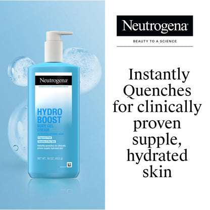 Loción corporal en gel Neutrogena Hydro Boost 400 ml - Hidratante ultraligero | Hidratación