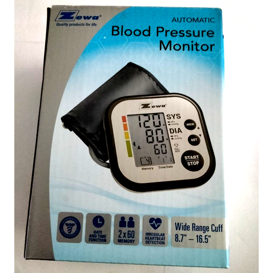 Zewa Automatic Blood Pressure Monitor, Wide Range Cuff -Model UAM-710 Blood Pressure Monitors Pasteur Pharmacy