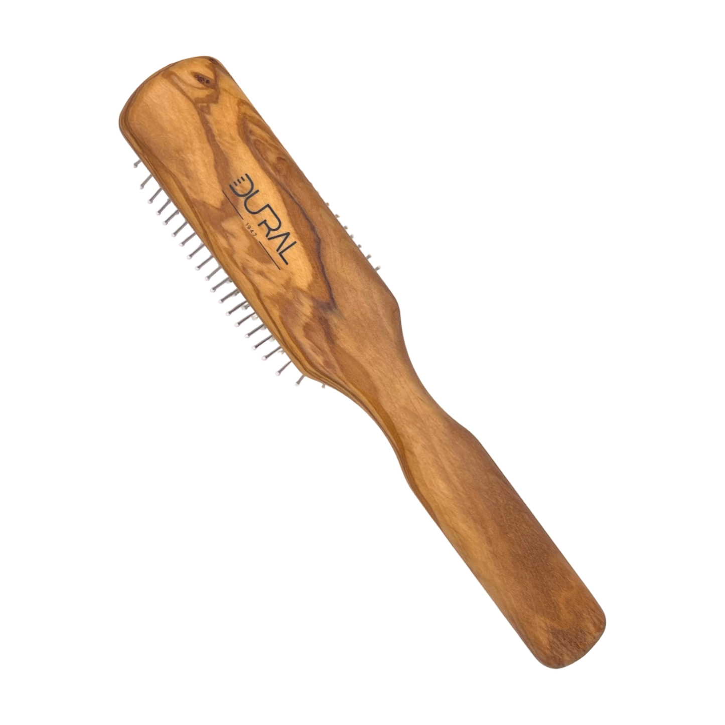 Dural Wooden Rubber Cushion Brush Steel Pins with Plastic Tips Hair Brush Pasteur Pharmacy