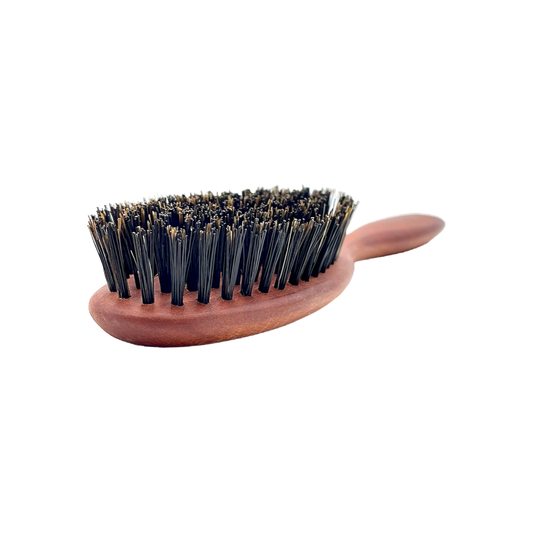 Dural Hair Brush 7 Rows Oiled Pear Wood Pure Wild Boar Bristles Hair Brush Pasteur Pharmacy