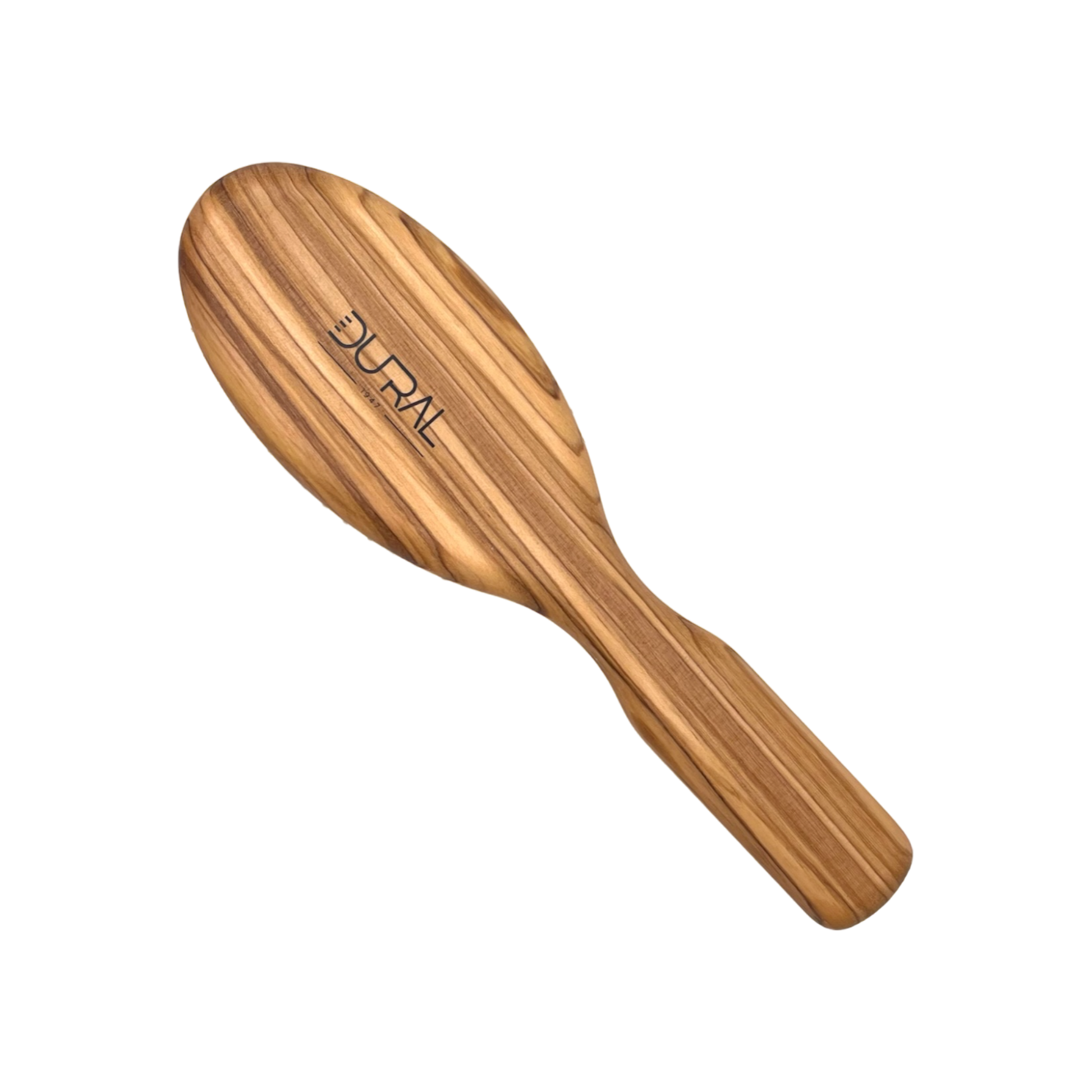 Dural Olive wood hair brush with rubber cushion, steel pins with ball tips Hair Brush Pasteur Pharmacy