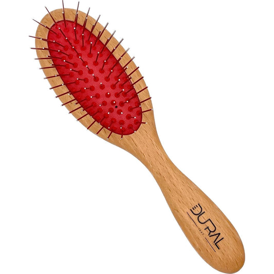 Dural Hair Brush Beech Wood Oiled Steel pins without ball tips Hair Brush Pasteur Pharmacy