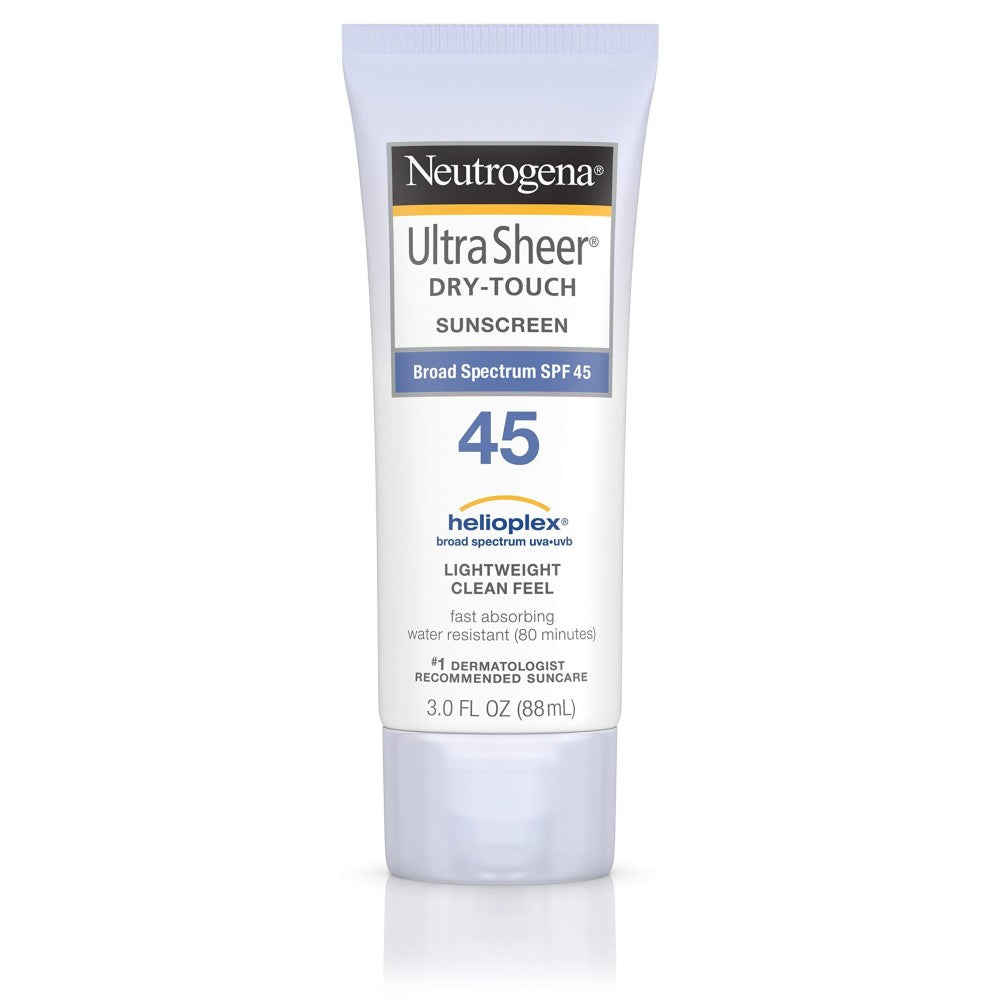 Neutrogena Ultra Sheer Dry Touch Sunscreen Broad Spectrum SPF 45, 88ml Sunscreen Pasteur Pharmacy