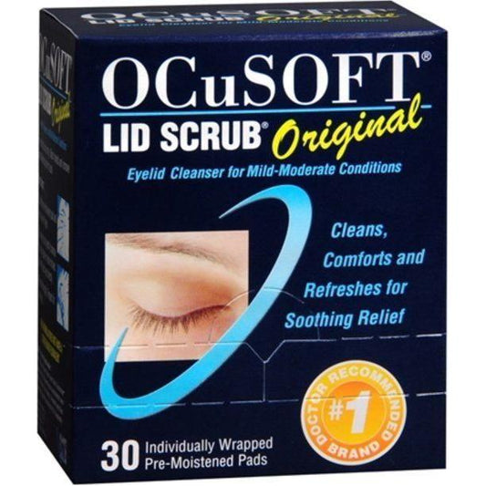 OCuSOFT Lid Scrub Original 30 Pads Eye Care Product Pasteur Pharmacy