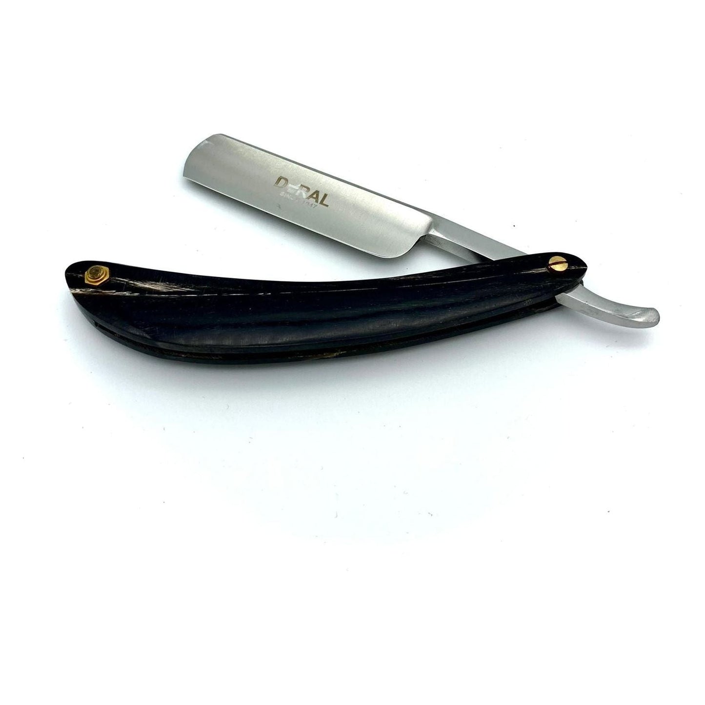 Dural Edge Heavy Duty Unique Grey "Marble" Wood Straight Razor SE-053 Straight Razor Pasteur Pharmacy