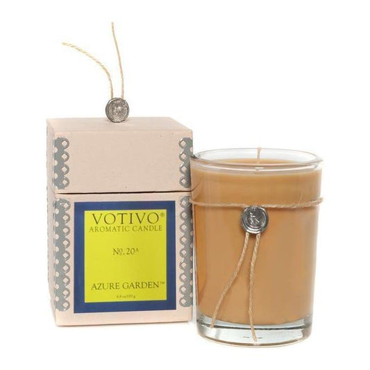 Votivo Aromatic Candle Azure Garden 6.8oz Aromatic Candle Pasteur Pharmacy