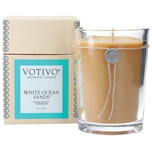 Votivo Aromatic Candle White Ocean Sands 6.8oz Aromatic Candle Pasteur Pharmacy