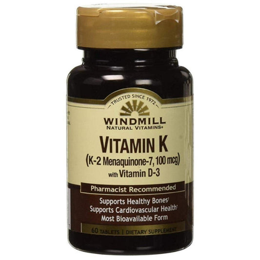 Windmill Natural Vitamins Vitamin K Tablets Vitamins & Supplements Pasteur Pharmacy Default Title