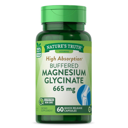 Nature's Truth Quick Release Capsules Superior Absorption Chelated Magnesium Glycinate Vitamins & Supplements Pasteur Pharmacy
