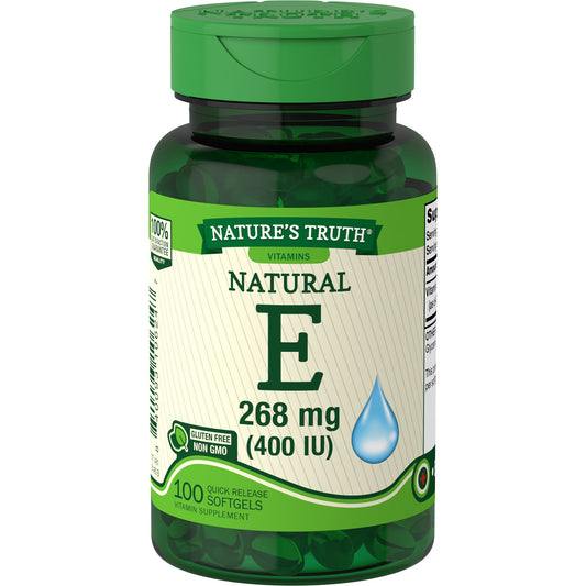 Nature's Truth Vitamin E 400 IU Vitamins & Supplements Pasteur Pharmacy