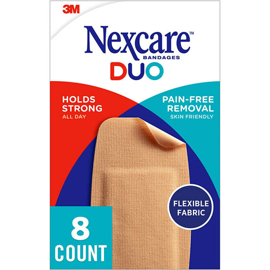 Nexcare Duo Knee & Elbow Bandages - 8ct First Aid Pasteur Pharmacy