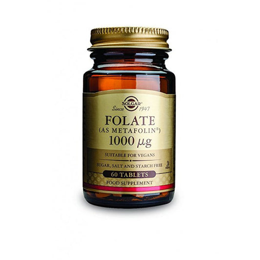 Solgar Folate, 1,000 Mcg, 60 Tablets Vitamins & Supplements Pasteur Pharmacy