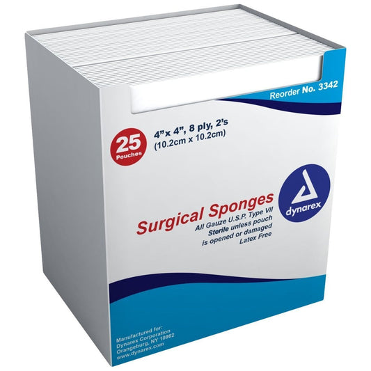 Gauze Sponges 4” X 4” Ply First Aid Pasteur Pharmacy