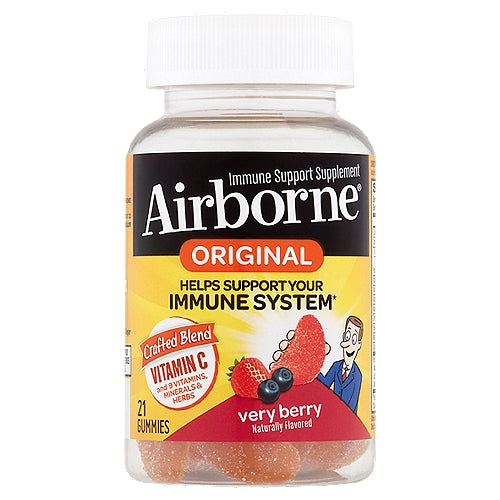 Airborne Original Very Berry Immune Support Supplement Vitamins & Supplements Pasteur Pharmacy