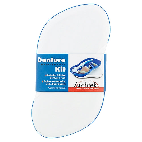Archtek Denture Maintenance Kit With Brush, White Oral Care Pasteur Pharmacy