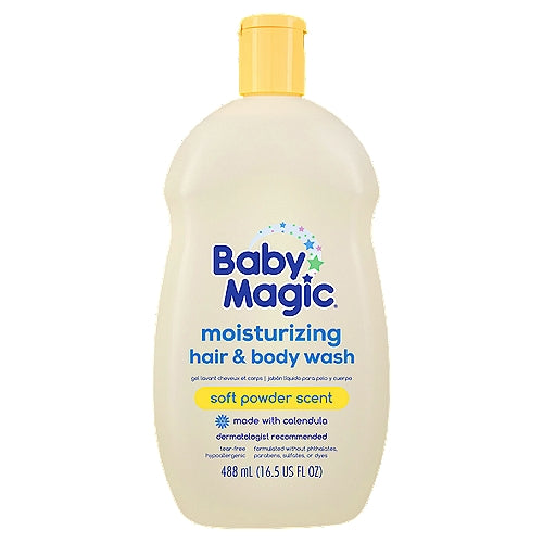 Baby Magic Soft Powder Scent Moisturizing Hair & Body Wash, 16.5 Fl Oz Body Wash Pasteur Pharmacy Default Title