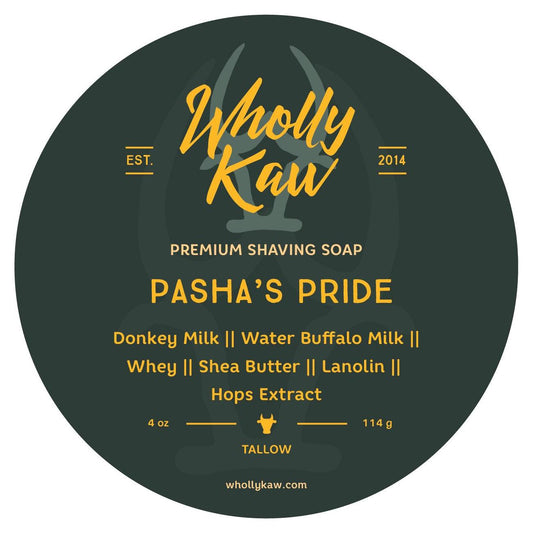 Wholly Kaw Pasha's Pride Shaving Collection Shaving Set Pasteur Pharmacy Shaving Soap 4 oz