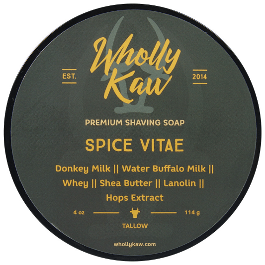 Wholly Kaw Spice Vitae Shaving Collection Shaving Set Pasteur Pharmacy Shaving Soap 4 oz