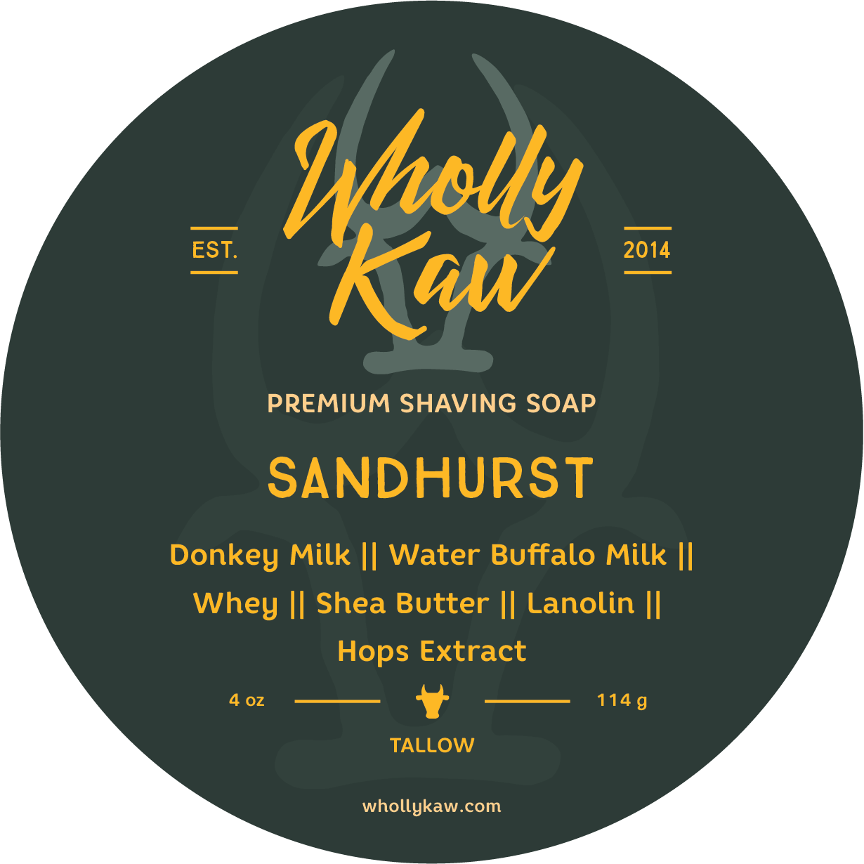 Wholly Kaw Sandhurst Shaving Collection Shaving Set Pasteur Pharmacy Shaving Soap 4 oz