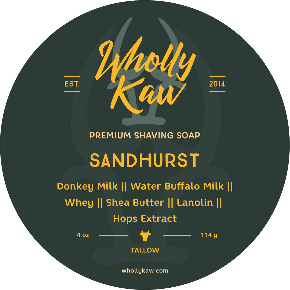 Wholly Kaw Sandhurst Shaving Collection Shaving Set Pasteur Pharmacy Shaving Soap 4 oz