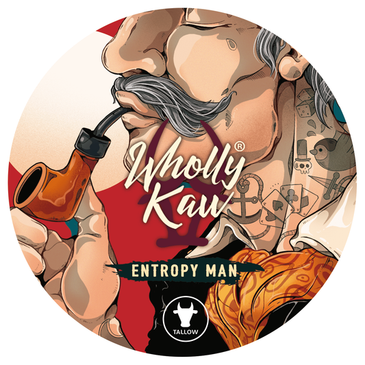 Wholly Kaw Entropy Man Shaving Collection Shaving Set Pasteur Pharmacy Tallow Shaving Soap 4 oz
