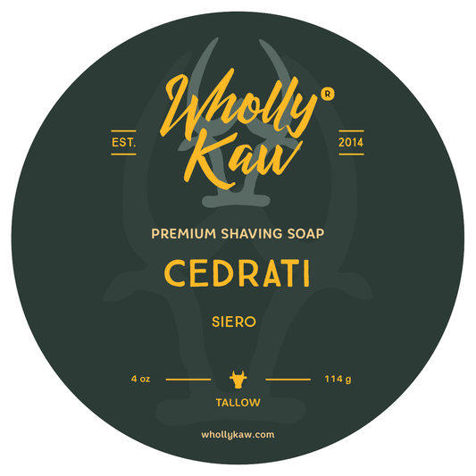 Wholly Kaw Cedrati Shaving Collection Shaving Set Pasteur Pharmacy Shaving Soap 4 oz