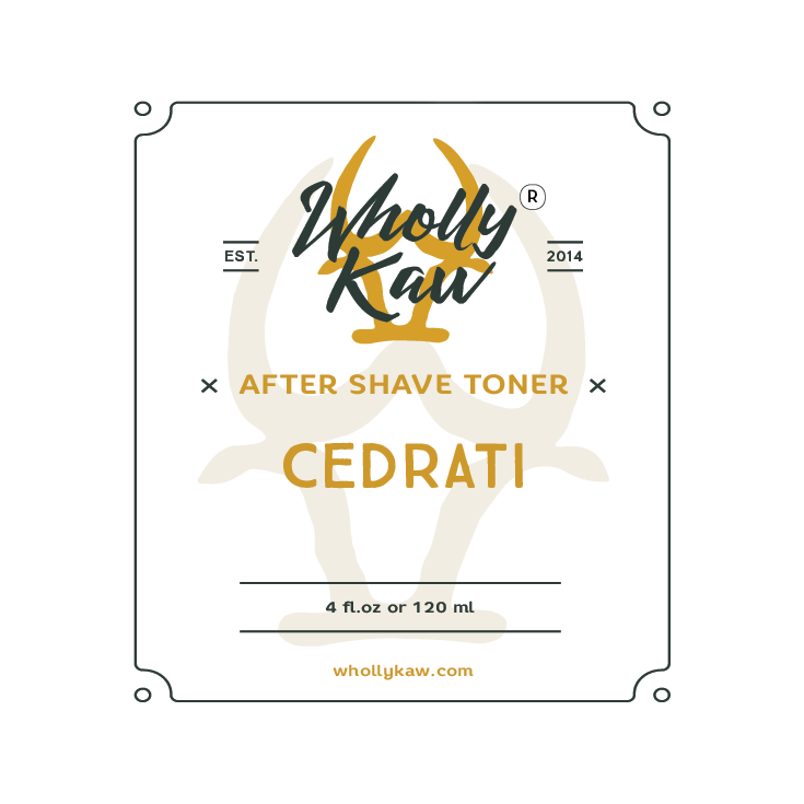 Wholly Kaw Cedrati Shaving Collection Shaving Set Pasteur Pharmacy Aftershave Toner 4 oz
