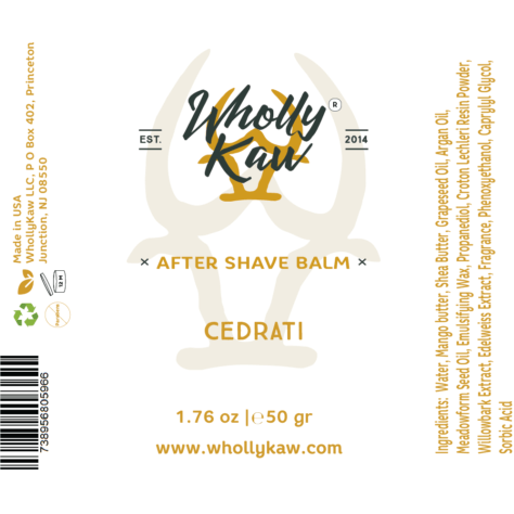 Wholly Kaw Cedrati Shaving Collection Shaving Set Pasteur Pharmacy Aftershave Balm 1.76 oz
