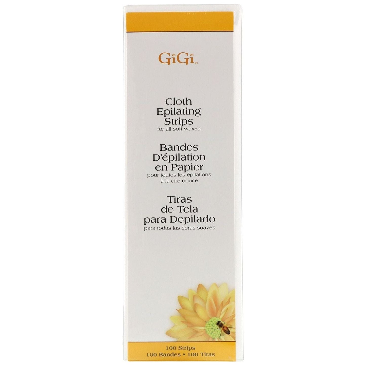 Gigi Large Cloth Epilating Strips 100 Pack Epilating Strips Pasteur Pharmacy