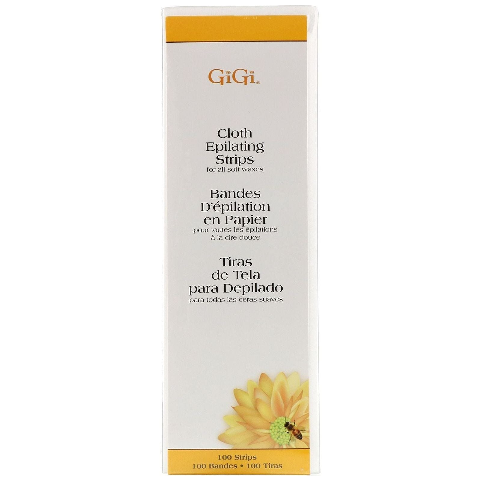 Gigi Large Cloth Epilating Strips 100 Pack Epilating Strips Pasteur Pharmacy