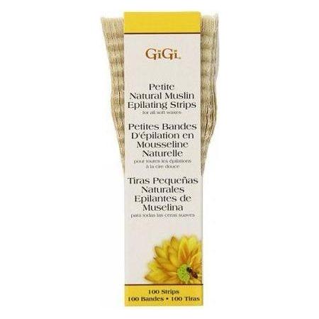 Gigi Petite Natural Muslin Epilating Strips (0.75 X 4.5) 100 Strips Epilating Strips Pasteur Pharmacy
