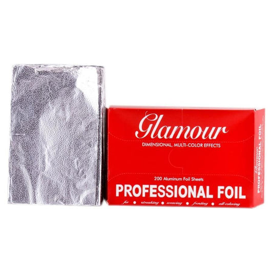 Glamour Professional Aluminum Foil - 200 Sheets Professional Aluminum Foil Pasteur Pharmacy