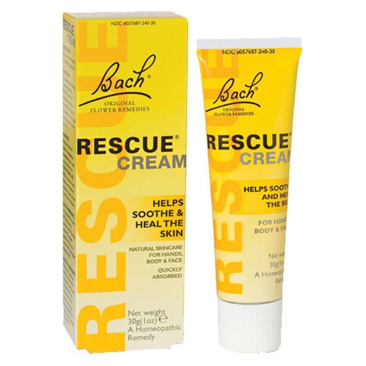 Bach Flower Rescue Remedy Cream 30g Alternative Therapy Cream Pasteur Pharmacy