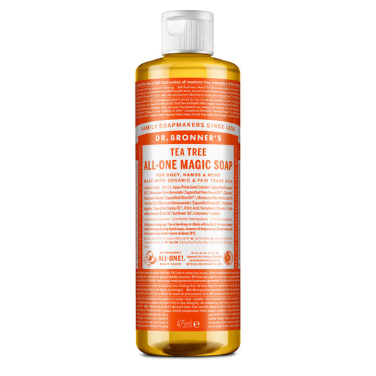 Dr. Bronner's Pure Castile Liquid Soap Hemp Tea Tree -- 16 Fl Oz Bath & Body Pasteur Pharmacy