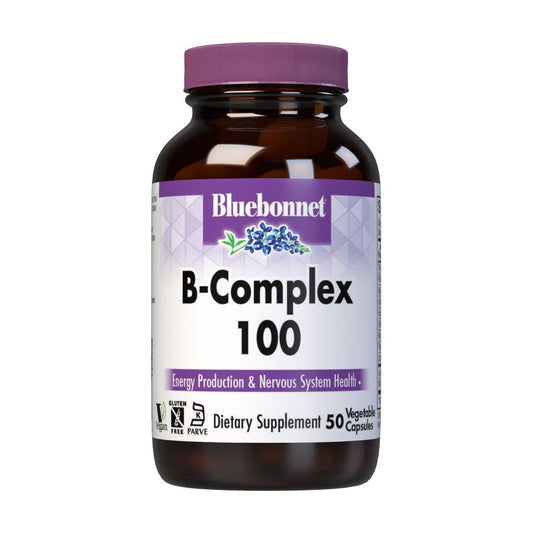 Bluebonnet B-Complex 100, Vcaps, 100 ea Vitamin Supplement Pasteur Pharmacy