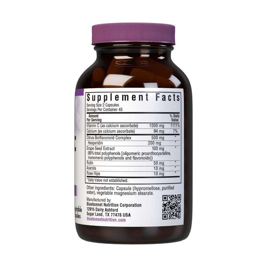 Bluebonnet Optimum Vitamin C Formula, 90 Vegetable Capsules Vitamins & Supplements Pasteur Pharmacy