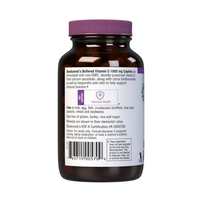 Bluebonnet Buffered Vitamin C 1000 mg, 90 Vegetables Capsules Vitamins & Supplements Pasteur Pharmacy