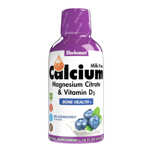 Bluebonnet Liquid Calcium Magnesium Citrate-blueberry - 16 Oz Vitamins & Supplements Pasteur Pharmacy