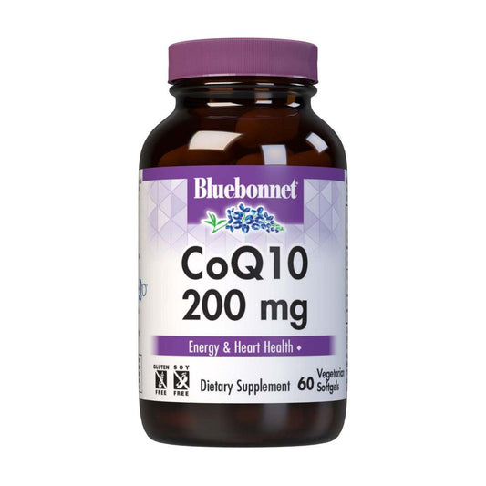 BlueBonnet CoQ-10 200 mg, 60 Vegetarian Softgels Vitamins & Supplements Pasteur Pharmacy