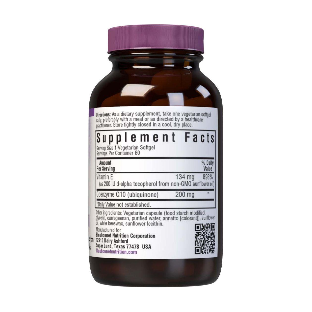 BlueBonnet CoQ-10 200 mg, 60 Vegetarian Softgels Vitamins & Supplements Pasteur Pharmacy