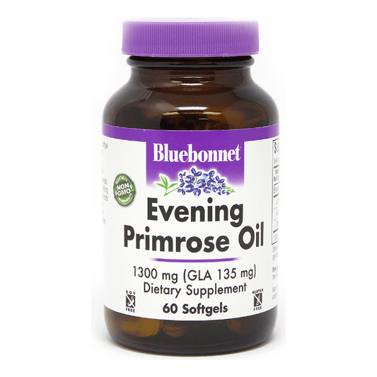 BlueBonnet Evening Primrose Oil Softgels, 1300 mg, 60 Softgels Dietary Supplements Pasteur Pharmacy