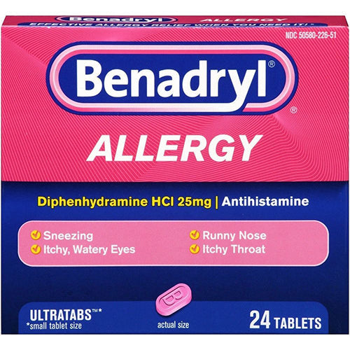 Benadryl Allergy Ultra Tablets Medicine & Drugs Pasteur Pharmacy