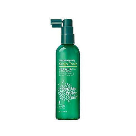 Thicker Fuller Hair Nourishing Daily Scalp Tonic, Green, 4 Fl Oz Hair Care Pasteur Pharmacy