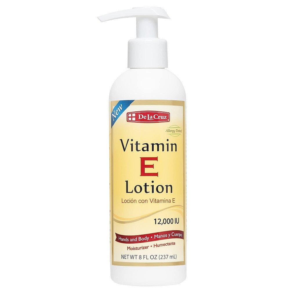 De La Cruz Vitamin E Hand And Body Lotion, 8 Oz Lotion & Moisturizer Pasteur Pharmacy