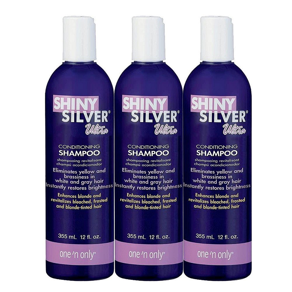 One N' Only Conair Shiny Silver Ultra 'n Conditioning Shampoo - 12 Fl Oz Shampoo Pasteur Pharmacy