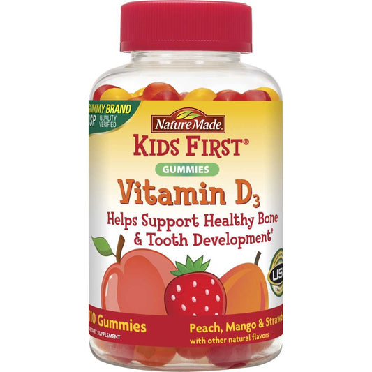Nature Made Kids First Vitamin D3 110 Gummies Vitamins & Supplements Pasteur Pharmacy