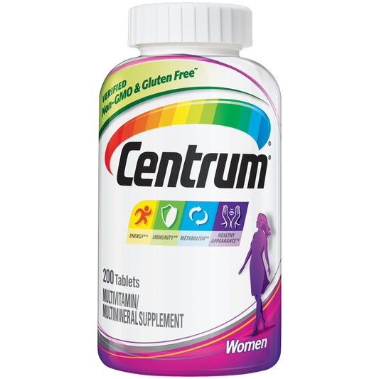 Centrum Women Multivitamin/Multimineral Dietary Supplement Tablets - 200ct Vitamins & Supplements Pasteur Pharmacy
