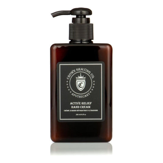 Crown Shaving Co. Active Relief Hand Cream 9.5 Oz Hand Cream Pasteur Pharmacy