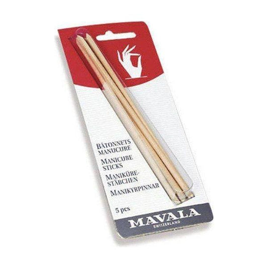 Mavala Manicure Sticks Wood 5 Pieces Manicure Sticks Pasteur Pharmacy
